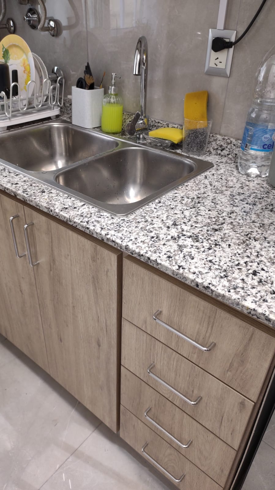 Muestra de granito Blanco Fortaleza